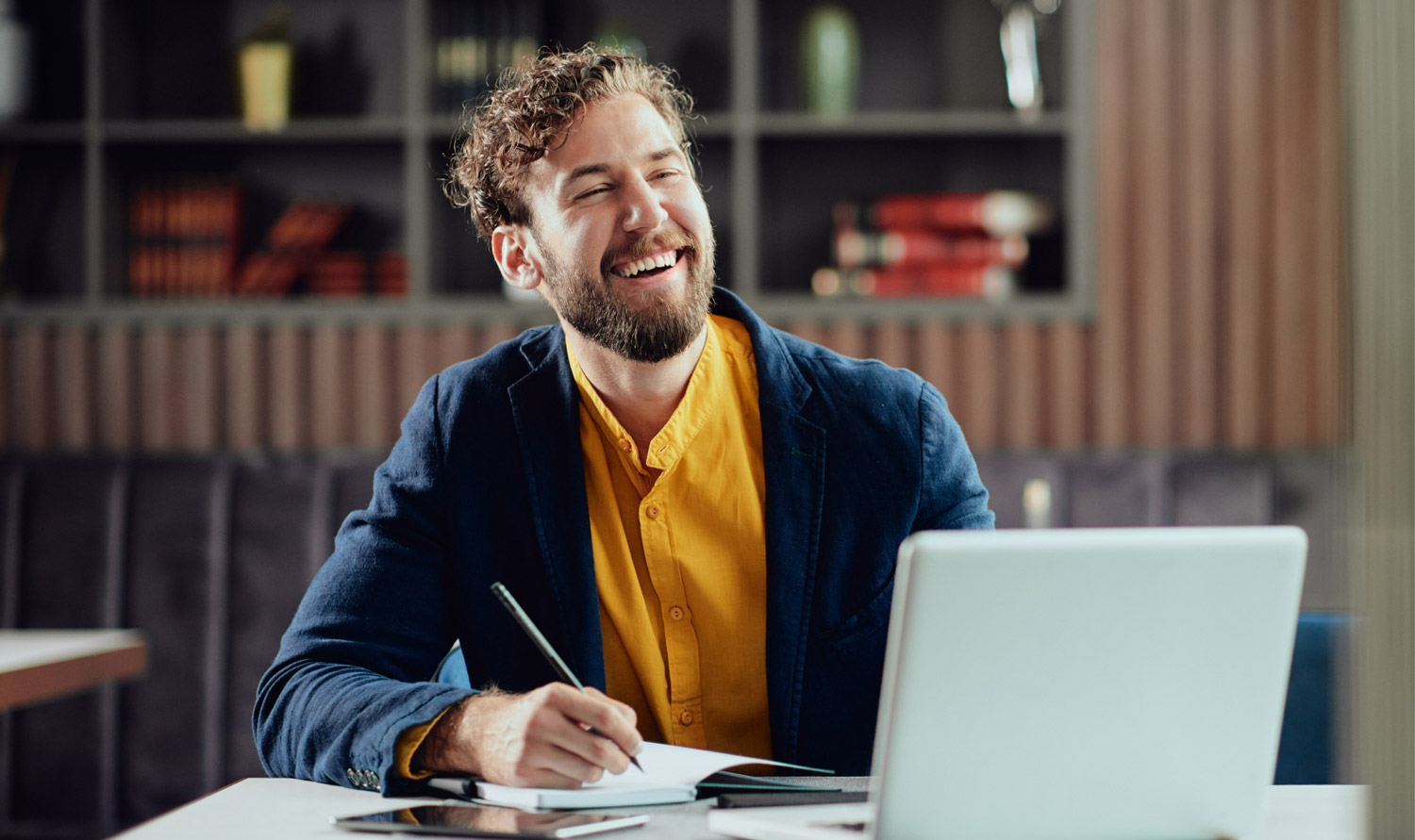 Man on laptop
